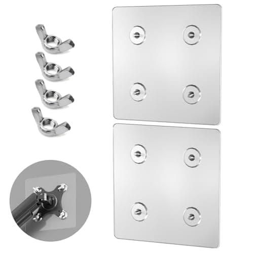 Adaptador de montaje para monitor no VESA – 2 unidades/lote de 100 x 100 mm VESA adaptador para monitor sin agujeros para monitores de panel plano de 24,27,32 cm, capacidad de carga de 11 a 22 libras
