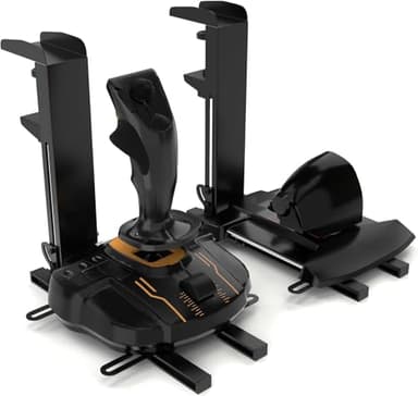 DIWANGUS UK 2-PACK Hotas Desk Mount,Joystick Desk Mount for Flight Sim Game Joystick Suitable for Thrustmaster T16000M FCS/TCA/T.Flight HOTAS 1/4,for Logitech G X52/X52 Pro/X56(Joystick NOT INCLUDED)