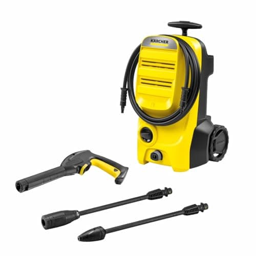 Kärcher Hidrolimpiadora K 4 Classic, presión: 130 Bar, caudal: 420 l/h, Rendimiento: 30 m²/h, Filtro de Agua, Peso: 4,6 kg, Pistola y Manguera de Alta presión, Boquilla Turbo, Lanza pulverizadora