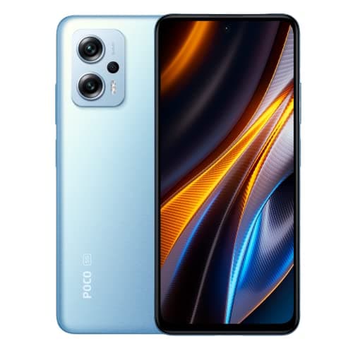 Poco X4 GT 5G - Smartphone de 8+256GB, Pantalla de 6.6” 144Hz DynamicSwitch, MediaTek Dimensity 8100, Triple Cámara de 64MP, 5080mAh, Azul (Versión ES + 3 años de garantía) con Alexa Manos Libres