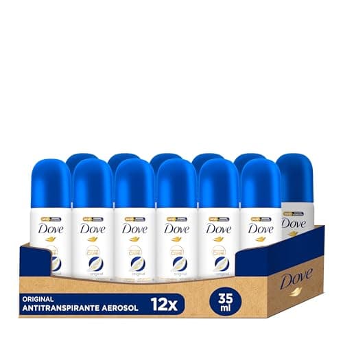 Dove Advanced Care Desodorante Original Protección 72 horas Spray 35ml, pack de 12 Unidades