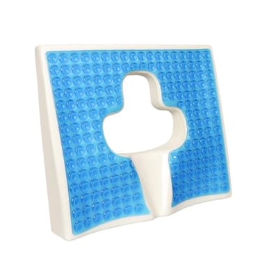 Pumwoy Cojines Antiescaras, Cojin Antiescaras Cojin Coxis, Cojín Antiescaras Cojín de Gel, Cojín Coxis para Estar Postrado en Cama y Sentado Durante Largos Periodos de Tiempo