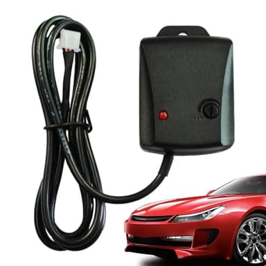 Qikam Alarma de Coche antirrobo, de Alarma de Coche,Sensor de vibración de Alarma antirrobo para Coche - de Seguridad de Alarma para Coche, Alarma antirrobo Ligera para Puerta de