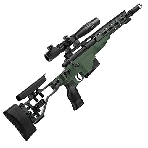M40A6 Toy Foam Blasters Gun Shell Eyección Soft Bullet Toy Gun Manual Sniper Rifle con Mira Telescópica Lanzadores de Espuma de Juguete Edad 6+ Niños Niñas Adolescentes