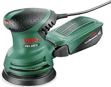 Bosch Lijadora excéntrica PEX 220 A (220 W, Ø-plato lijador: 125 mm, Microfilter System, Excentricidad: 4 mm)