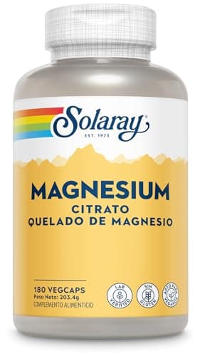 Solaray Magnesium Citrate 133mg | Magnesio | 180 VegCaps