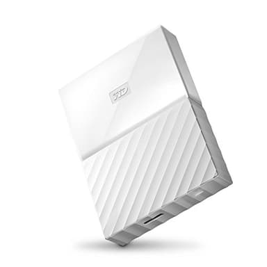 Western Digital My Passport - Disco Duro Externo portátil de 2 TB (2.5", USB 3.0), Acabado estandar, Color Blanco