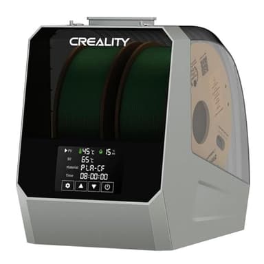 Creality Space Pi Plus Secadora de Filamentos Caja de Almacenamiento de Filamentos de 2 Carretes, 2 Secado por Calentamiento de 360°, Portacarretes de Filamento PLA PETG ABS Nylon