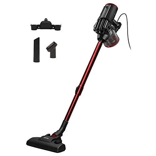 Cecotec Aspiradora Vertical 2 en 1 con Cable ThunderBrush. 600 W, Escoba y de Mano, Tecnología Ciclónica sin Bolsa, Filtro Alta Eficiencia, Bajo Consumo, Radio de Acción 6m, Depósito 500ml
