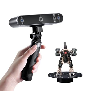 Revopoint POP 3 Plus Escáner 3D para impresión 3D, escáner de mano con precisión de 0,04 mm y velocidad, escaneo en color para objetos medianos, compatible con Android/iOS/Win10&11/macOS, Estándar