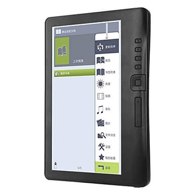 E Book ,Lector electrónico ,Lectura de libros con función ajustable ,Lector digital para niños leyendo para reducir la fatiga de lectura(RAM 4G ,Negro)