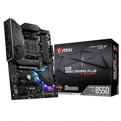 MSI Placa base MPG B550 Gaming Plus (ATX) AMD AM4 DDR4 M.2 USB 3.2 Gen 2 HDMI ATX Gaming Modera AMD Ryzen™ 5000