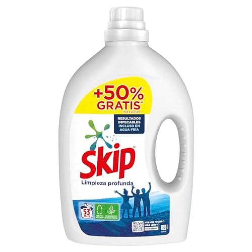 SKIP Limpieza profunda Detergente líquido 35+18 lavados