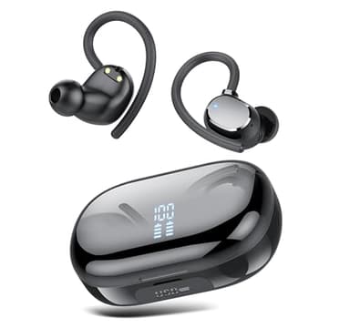 Auriculares Inalambricos Bluetooth Deportivos, 2025 Auriculares Bluetooth 5.3, 128H Cascos Inalambricos Bluetooth HiFi Estéreo con Impermeabilidad IP7 Auriculares cancelacion ruido Running gimnasio