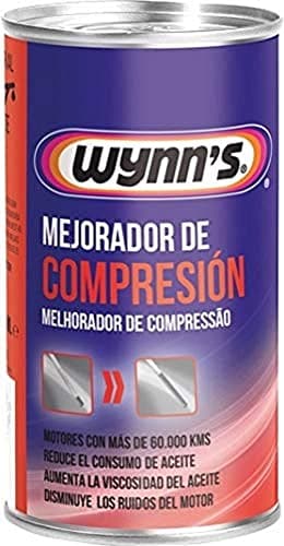 Wynn's Aditivo Aceite Motor Diésel y Gasolina – Sistema de Lubricación Mejorador de Compresión – Reduce el Consumo de Aceite y Las Emisiones – Ideal para Motores con más de 60.000 km – 325 ml