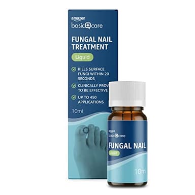 Amazon Basic Care Tratamiento líquido para uñas con hongos, 10ml