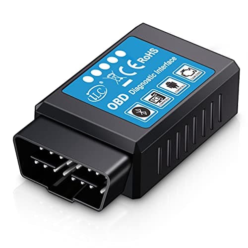 iLC OBD2 OBD Bluetooth Coche Diagnóstico Escáner Herramienta ES OBD2 - Compatible con Android & Windows Dispositivo(NO para iPad de Apple iPhone)