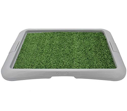 BPS Bandeja Sanitaria para Perros de Adecuado para Perra Adiestramiento Inodoro Interior para Perros Aseo Mascotas Plástico Color al Azar (Hierba: 64 x 48 x 4 cm) BPS-5704