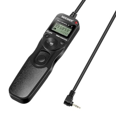 Neewer® LCD Temporizador Disparador a Distancia de Control Remoto para Canon 700D/T5i, 650D/T4i, 550D/T2i, 500D/T1i, 350D/XT, 400D/XTi, 1000D/XS, 450D/XSi, 60D, 100D, y Pentax