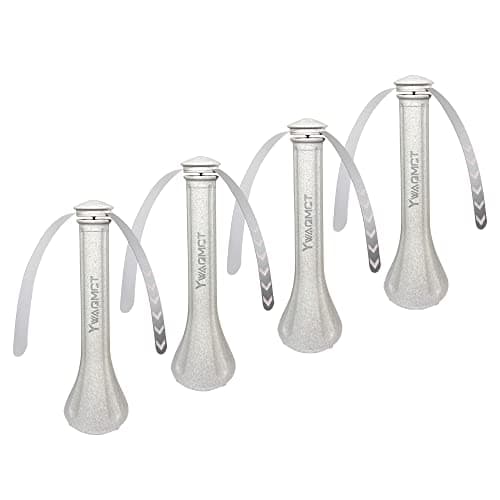 YWAQMCT Ventilador de Mosca portátil para mesas al Aire Libre, para Mantener la Comida Limpia, para picnics, Restaurante, Barbacoa, Fiesta, hogar (Paquete de 4)
