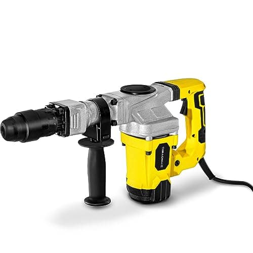 TROTEC Martillo Demoledor PRDS 20-230V Martillo de percusión 1,3 kW Potencia Velocidad de percusión de 4.000 golpes/min 20 Julios Fuerza de impacto