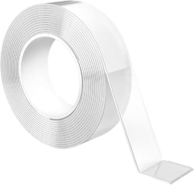 GRIFEMA GA4001-1 Cinta Doble Cara Extrafuerte, 3 Metros Cinta Adhesiva Doble Cara Transparente, Resistente Al Agua, para Pared y Alfombra