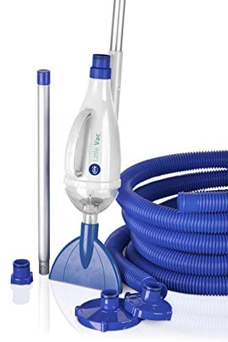 Gre 08011A - Limpiafondos de Aspiración de Piscina con Succión Manual 2m3/h “Little Vac”. Para el Fondo de Piscinas Pequeñas y Medianas.