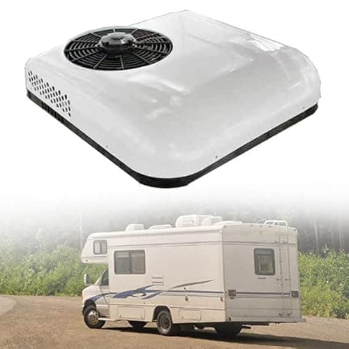 Aire Acondicionado para Coche,Aire Acondicionado De Techo para Vehículos Recreativos,Ideal para Camiones, Autobuses, Autocaravanas, Vehículos Agrícolas,12V/24V DC