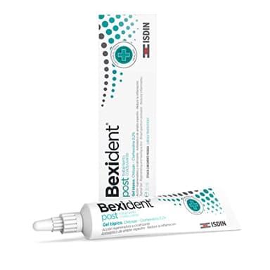 ISDIN Bexident Post Tratamiento Coadyuvante Gel tópico con Clorhexidina 0,2% + Chitosán, Triple acción que acelera la recuperación post-intervención, 1 x 25ml