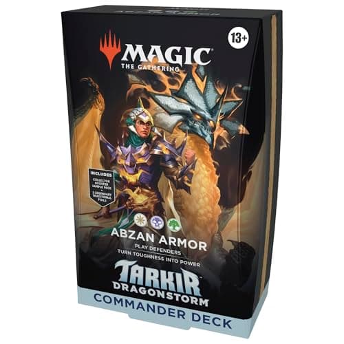Mazo de Commander de Tarkir: Tormenta dracónica de Magic: The Gathering - Armadura de los Abzan (Versión en Inglés)