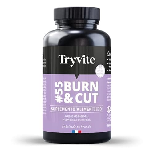 Quemagrasas Potente Para Adelgazar | 90 Pastillas Para Adelgazar Muy Rapido | Adelgazar Rapido y Efectivo Mujer | Quemador de Grasa | Saciante Apetito | TRYVITE BURN&CUT