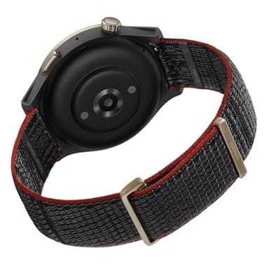 Amazfit Smartwatch Correa de Recambio Original, Nylon de 22 mm, Compatible Balance, Cheetah Pro, Cheetah Round, GTR 4, GTR 4 Limited Edition, GTR 3, GTR 3 Pro, GTR 2, Negro
