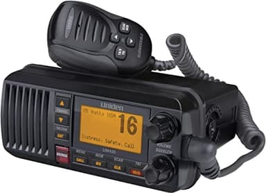 Uniden UM435 Fixed Mount VHF Radio - Black