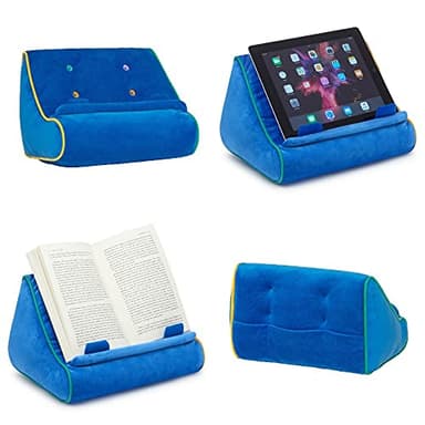 Book Couch Soporte para iPad | Soporte para Tableta | Soporte para Libros | Almohada de Lectura | Leer en la Cama en Casa | Soporte Cojín para Tableta | Regalo para Lectores