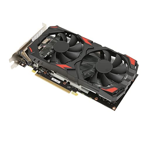 VBESTLIFE Tarjeta Gráfica RX 580, Tarjeta GPU para Juegos GDDR5 de 256 bits y 8 GB con 3 * DP, HDMI, DVI, 16 PCI Express 3.0, Compatible con Resolución HD 4K@60Hz, Tarjeta Gráfica con