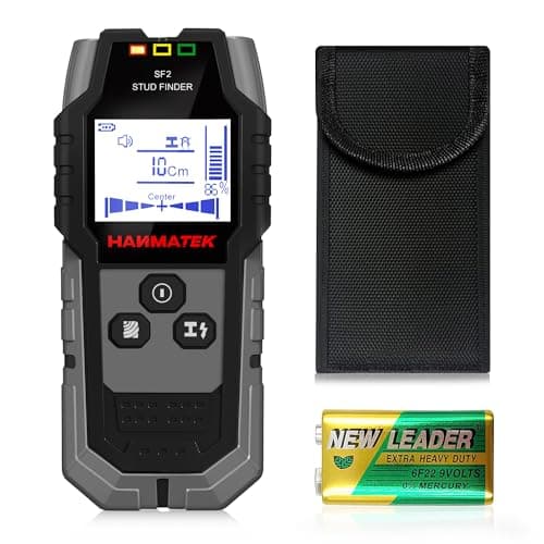 Detector, Sensor Electrónico 4 en 1, Escáner de Pared, Detector de Tubería Metálica con Pantalla LCD para Detectar Madera, Metal, Cables en la Pared y Magnéticos o No Magnéticos