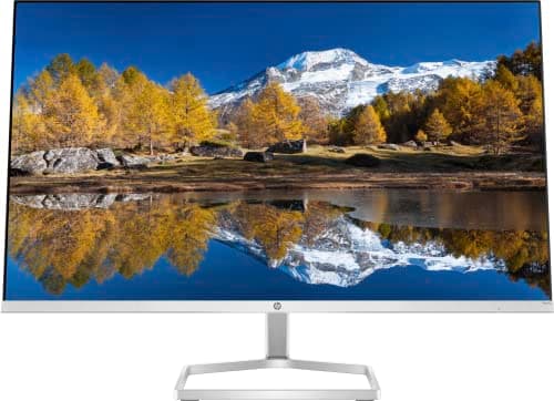 HP M27fq - Monitor de 27" QHD (2560 x 1440, 16:9,75 Hz, 5 ms, VGA, 2 HDMI, Displayport), Plateado