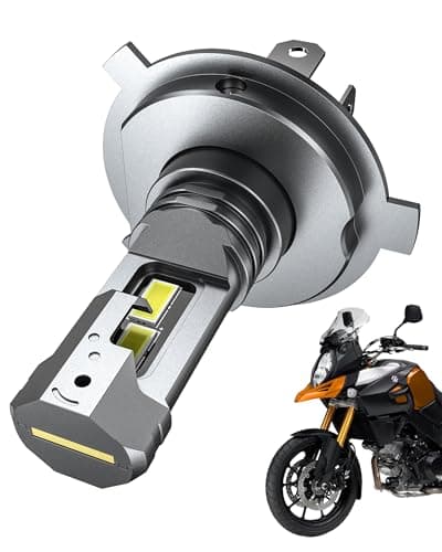 Zethors Bombilla H4 LED Moto 30W 6000K Xenón Blanco Luz LED H4 9003 HB2 Faro Alta/Baja para DC9-16V Coches,Motocicleta y Scooter, Inicio Rápido, Antivibración, Impermeable IP68, Plug and Play