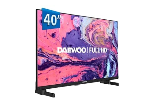 Daewoo 40DM65FV Smart TV de 40 Pulgadas, Televisor con Resolución Full HD (1920 x 1080), HDR10, Compatible con Asistente de Voz Alexa y Google