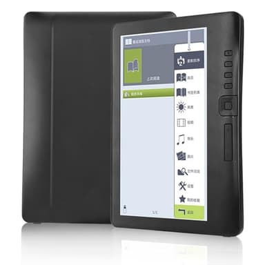 Akozon Lector de Libros electrónicos Libro leido BK7019 Lector de Libros electrónicos portátil de 7 Pulgadas Pantalla Colorida Compatible con Tarjeta TF (Memoria 8G)