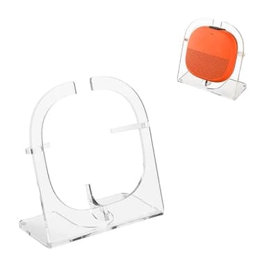 ZLiT Soporte de escritorio portátil antideslizante para bocina Bose SoundLink Micro (blanco)