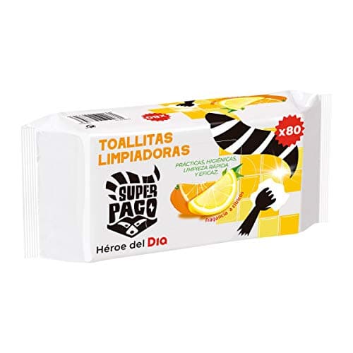 DIA SUPER PACO toallitas limpiadoras multiusos envase 80 uds