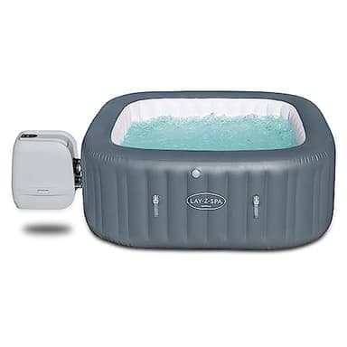 BESTWAY 60031 - Spa Hinchable Lay-Z-Spa Hawaii Hydrojet Pro Para 4-6 personas Cuadrado 180x180x71 cm