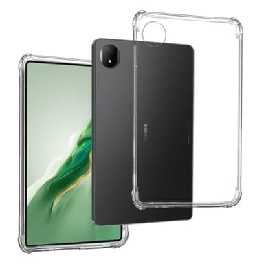 Funda Anti-Shock Gel Transparente para Honor Magic Pad 2 12,3", Ultra Fina 0,33mm, Esquinas Reforzadas, Silicona TPU de Alta Resistencia y Flexibilidad
