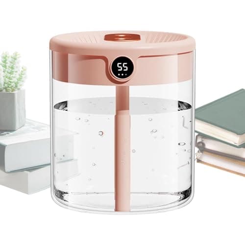 Humidificador de aire, humidificadores de aire para el dormitorio - Humidificadores de relleno de doble pulverización de pulverización de gran capacidad 2L Tanque de 2 litros,Sensor de humedad automát