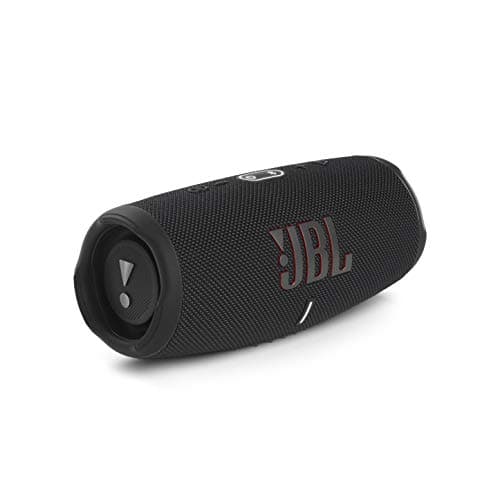 JBL Charge 5 Altavoz inalámbrico portátil con Bluetooth y batería integrada, resistente al agua (IP67), con PartyBoost para subir el nivel de la fiesta, hasta 20h de reproducción, negro