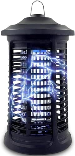 Zapper - Lámpara eléctrica antimosquitos para interior/exterior, 4200 V, alta potencia, trampa para mosquitos impermeable para insectos voladores, bombilla de lámpara antimosquitos, asesino de