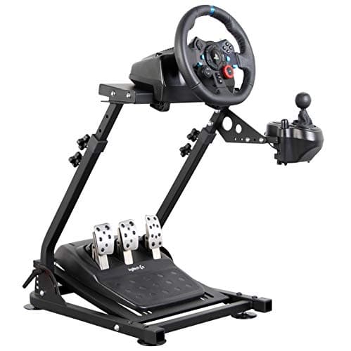 Dshot Racing - Soporte para volante ajustable en altura e inclinación para Logitech G25, G27, G29, G920 PS4 Xbox T500D Fanatech T3PA TGT simulador de conducción