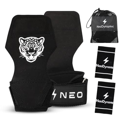 NeoDynamic Calleras Crossfit | Calleras para Crossfit | Guantes calistenia Hombre y Mujer Profesionales para Atletas de Gimnasia, Cross Training | Grips con Muñequeras y Bolsa de Regalo