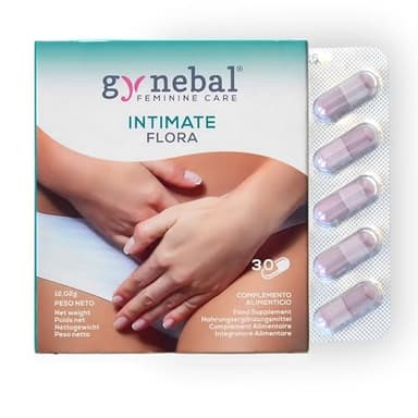 GYNEBAL Probioticos Mujer Flora Intima - Protector Intimo - Refuerza la Flora vaginal - Protege de las Infecciones - Lactobacillus Rhamnosus Acidophilus - Antes Duaflora - 30 Capsulas